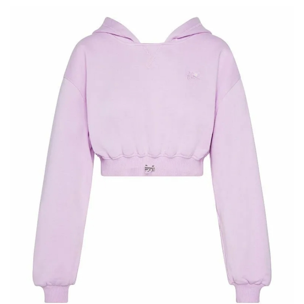 For The Love Of Lemons Size Large Oversized Cropped Hoodie